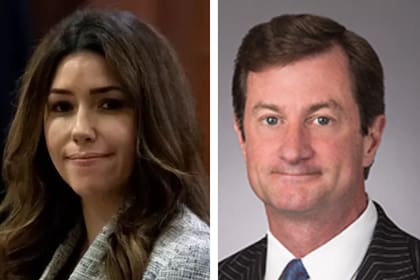Los abogados de Johnny Depp, Camille Vasquez y Benjamin Chew