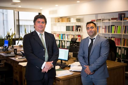 Los abogados penalistas Roberto Durrieu y Marcelo Peña