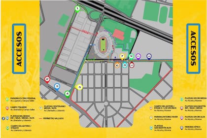 Los accesos de los shows