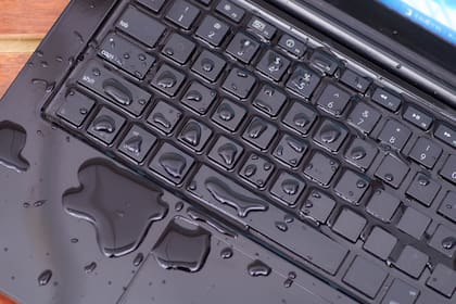 Los accidentes con líquidos suceden, y pueden darle a una notebook un baño inesperado. Lo primero que hay que hacer es mantener la calma, apagar el equipo y tratar de retirar la mayor cantidad de humedad posible