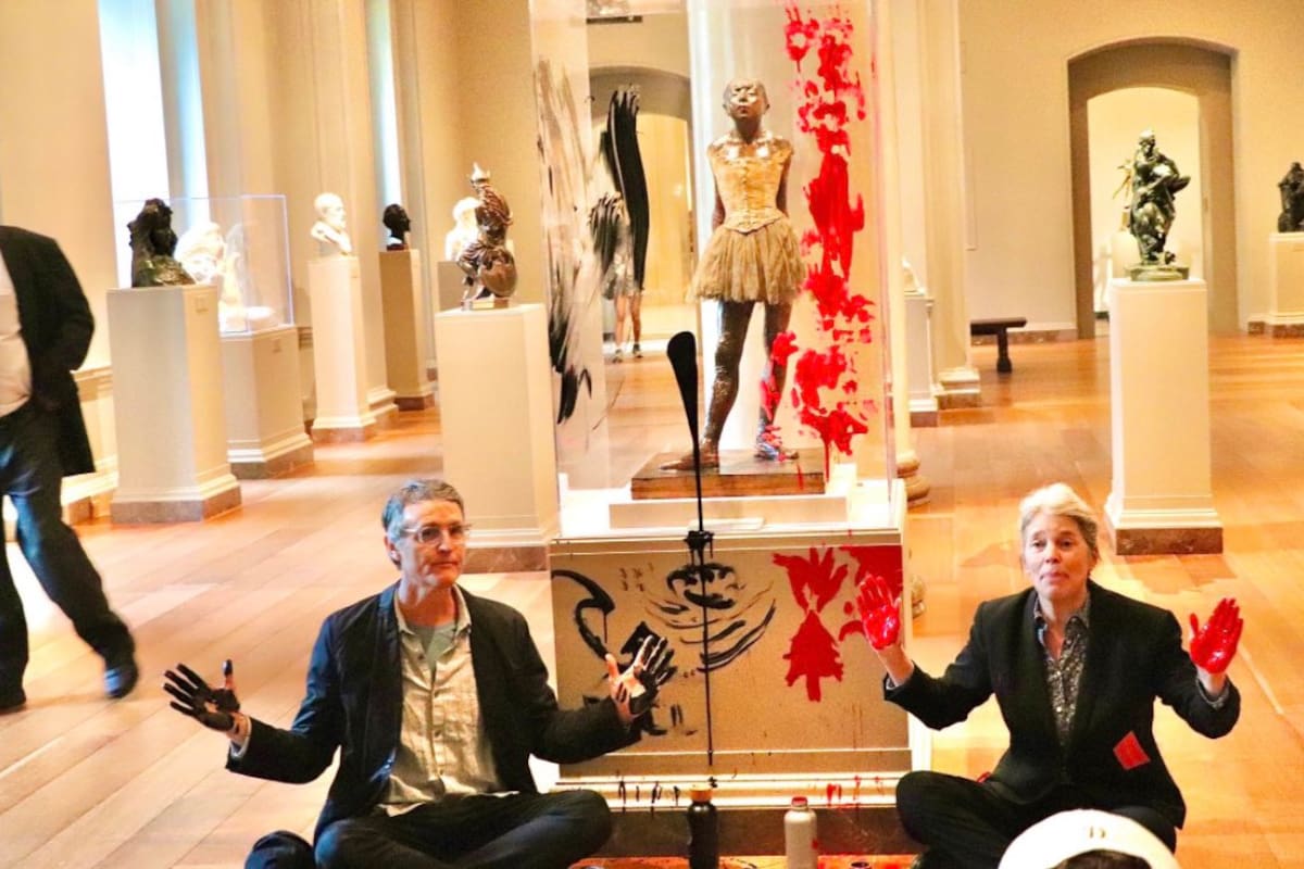 Los activistas que vandalizaron una obra de Degas en la National Gallery