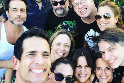 Los actores compartieron un asado, y recordaron los buenos momentos vividos