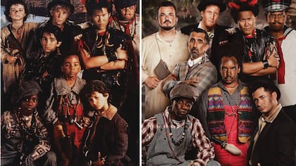 Los actores de Hook, antes y después