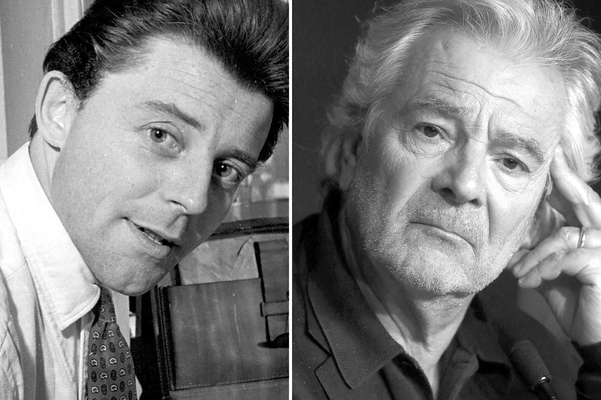 Los actores franceses Gérard Philippe y Pierre Arditi