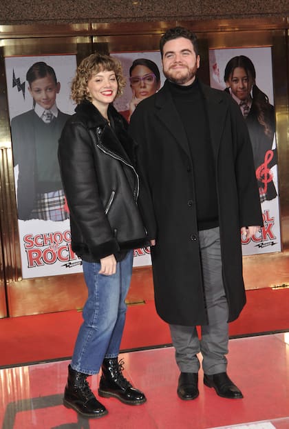 Los actores Gastón Cocchiarale y Maru Blanco, ansiosos por presenciar uno de los grandes estrenos del año