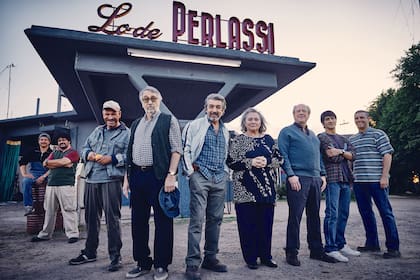 Los actores recorrieron el pueblo e interactuaron con los vecinos