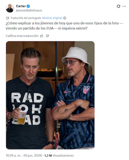 Los actores se volvieron virales tras su aparición en el partido