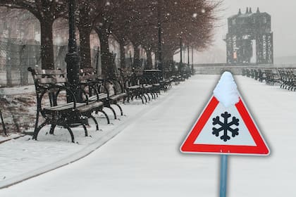 Los acumulados de nieve en Nueva York superaron las diez pulgadas en algunos puntos