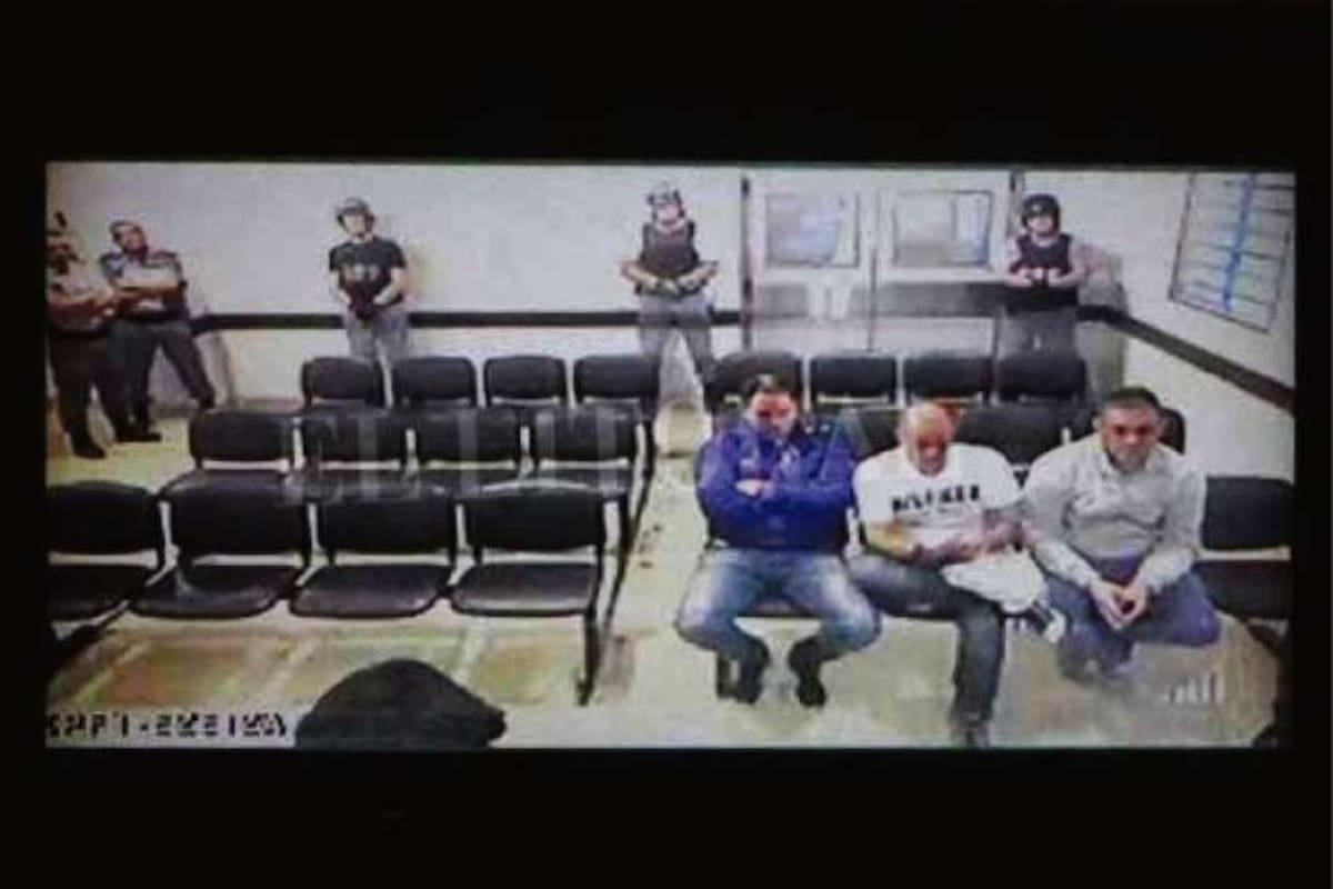 Los acusados siguieron el juicio por videoconferencia desde el penal de Ezeiza
