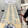 Intentaron salir de Washington con casi US$100.000 escondidos, pero la CBP los descubrió