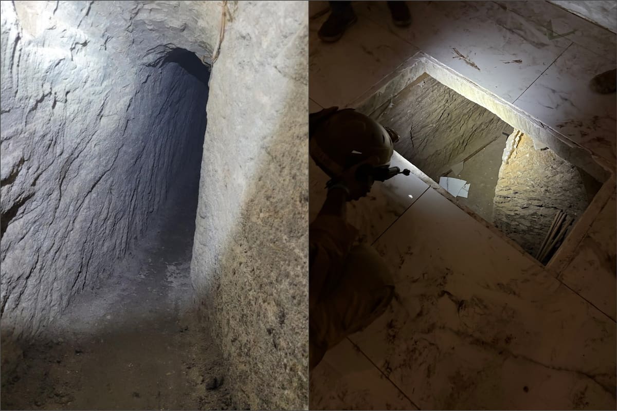 Los agentes encontraron el túnel bajo la tienda falsa en San Diego luego de una tarea de investigación del Grupo de Seguridad Nacional