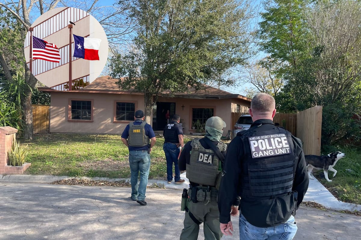 Los agentes federales invadieron el barrio de Colony Ridge este lunes