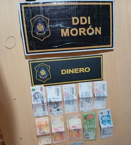 Los agentes incautaron $183.250 en efectivo