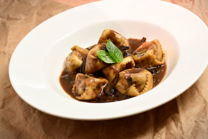 Los agnolotti de cordero del Piamonte