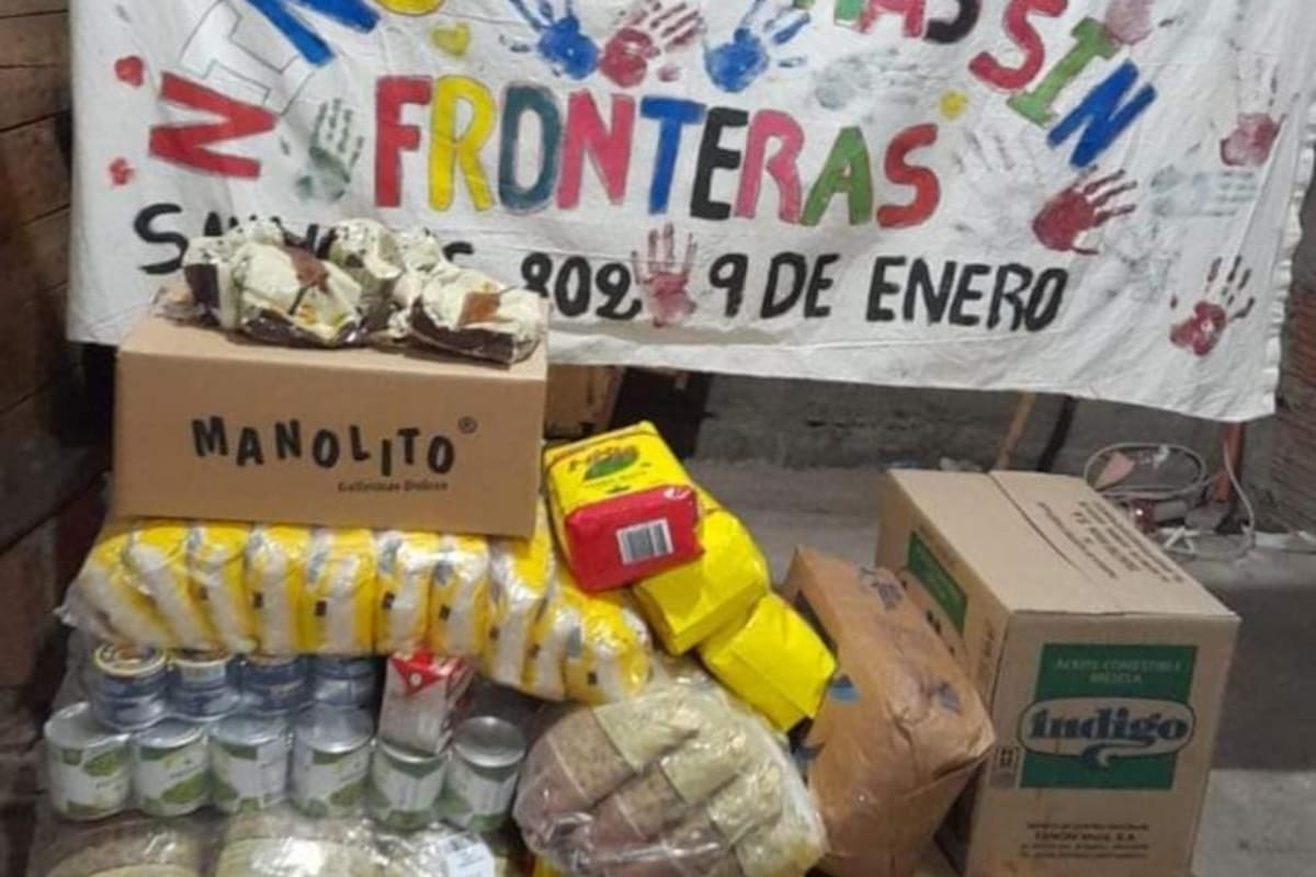 Los alimentos que recibió uno de los comedores que presuntamente cerró sus puertas