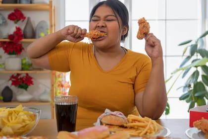 Los alimentos que tenemos disponibles tienen un gran contenido calórico