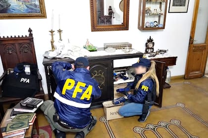 Los allanamientos estuvieron a cargo de la Policía Federal