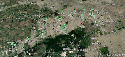 Los allanamientos fueron ejecutadas de manera simultánea en diversos puntos estratégicos de La Matanza.