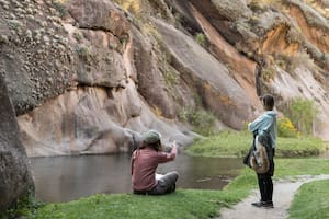 Los alrededores del río Dolores, en las afueras de Capilla del Monte.