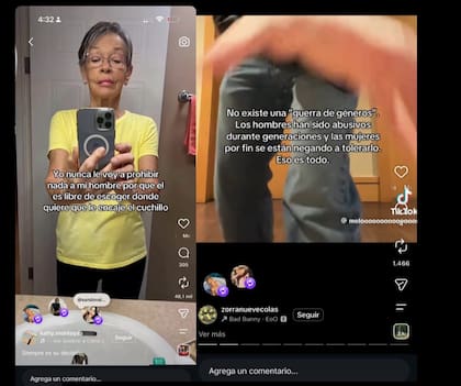 Los amenazantes posteos que compartía en TikTok