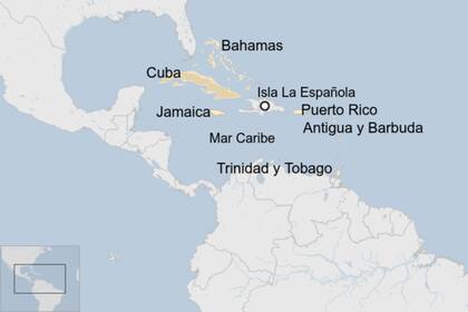 Los amerindios remaban entre islas en canoas y eran notablemente expertos en viajes en aguas abiertas