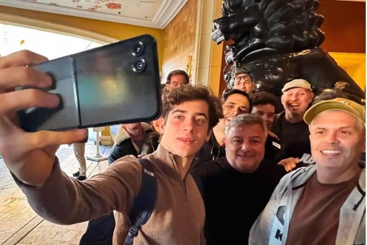 Los amigos de Aníbal, el padre de Colapinto, ya tienen su peña para encontrarse a ver los partidos
