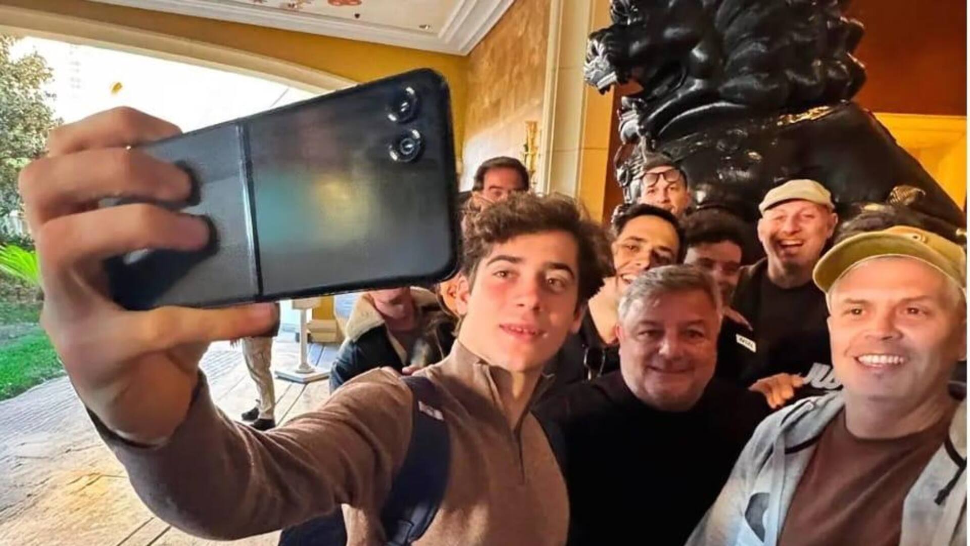 Los amigos de Aníbal, el padre de Colapinto, ya tienen su peña para encontrarse a ver los partidos