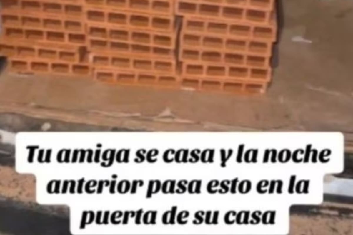 Los amigos de la joven sellaron la puerta y surgió algo que los dejó atónitos