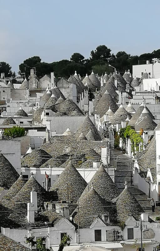Varios de los trullis se alquilan o son posadas que reciben turistas.