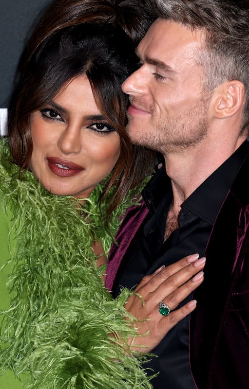 Priyanka Chopra junto a Richard Madden, los protagonistas de la nueva serie de Amazon Citadel