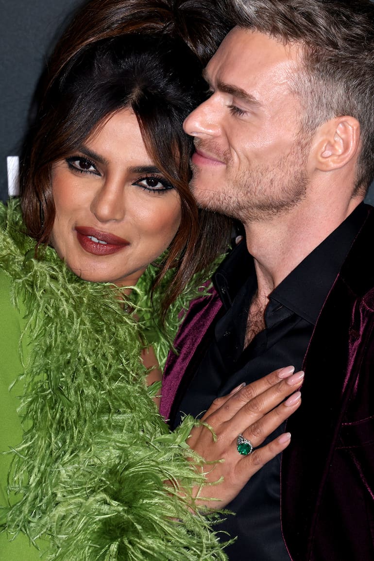 Priyanka Chopra junto a Richard Madden, los protagonistas de la nueva serie de Amazon Citadel