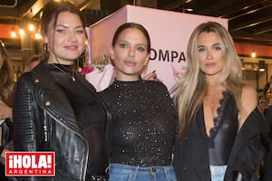 Los "ángeles" de Ivana la acompañaron en la inauguración de su nuevo local en Lomas de Zamora.