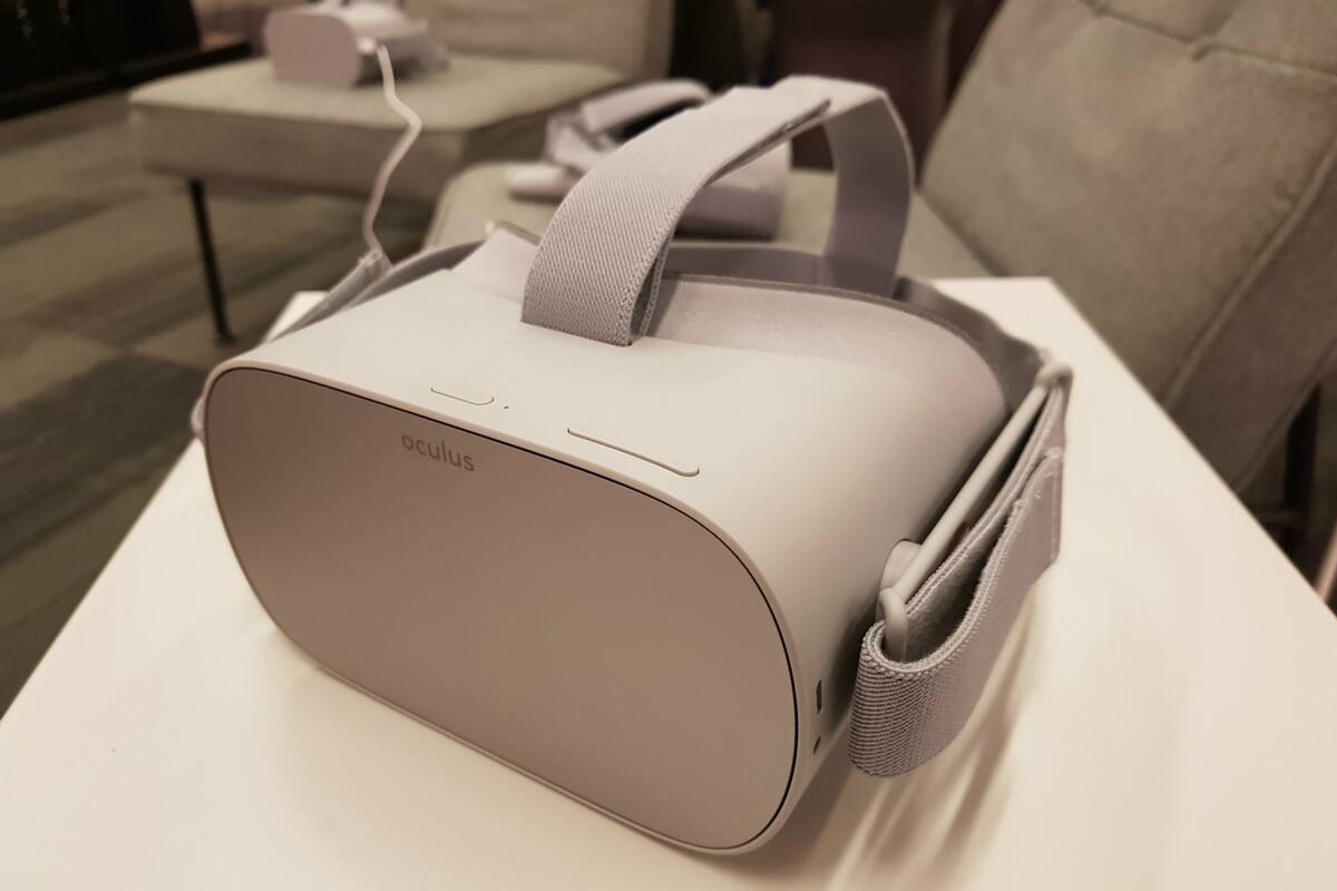 Los anteojos Oculus Go, de Facebook, no requieren de una PC o un smartphone para funcionar