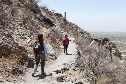 Los antiguos senderos de la Ciudad Sagrada fueron reconstruidos para que los transiten los turistas.