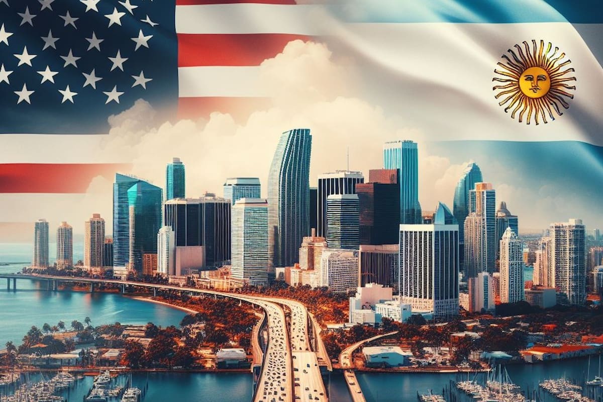 Los argentinos que emigran a los Estados Unidos se concentran principalmente en el estado de Florida