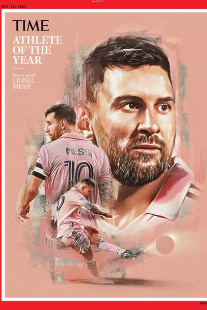 Los argentinos que fueron tapa de la revista Time. Lionel Messi