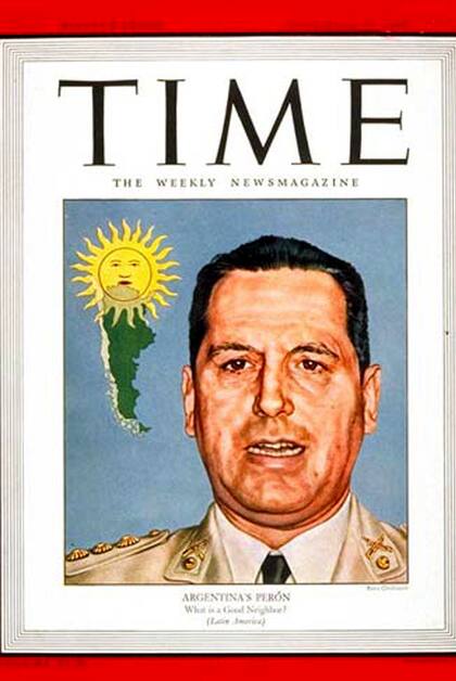 Los argentinos que fueron tapa de la revista Time. Juan Domingo Peón