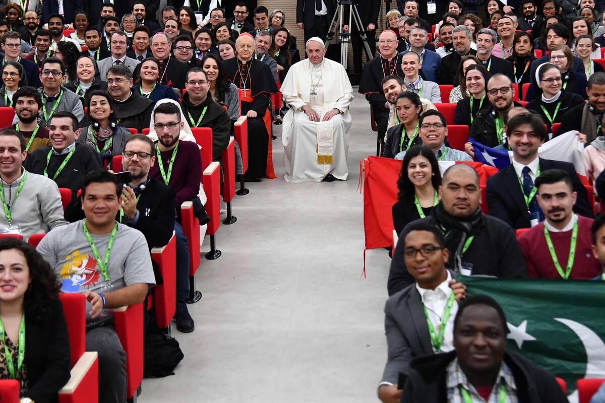 Los argentinos que participan de la reunión de jóvenes convocada por el Papa