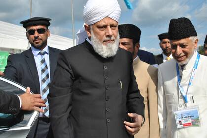 Hazrat Mirza Masroor Ahmad es el califa para los ahmadis