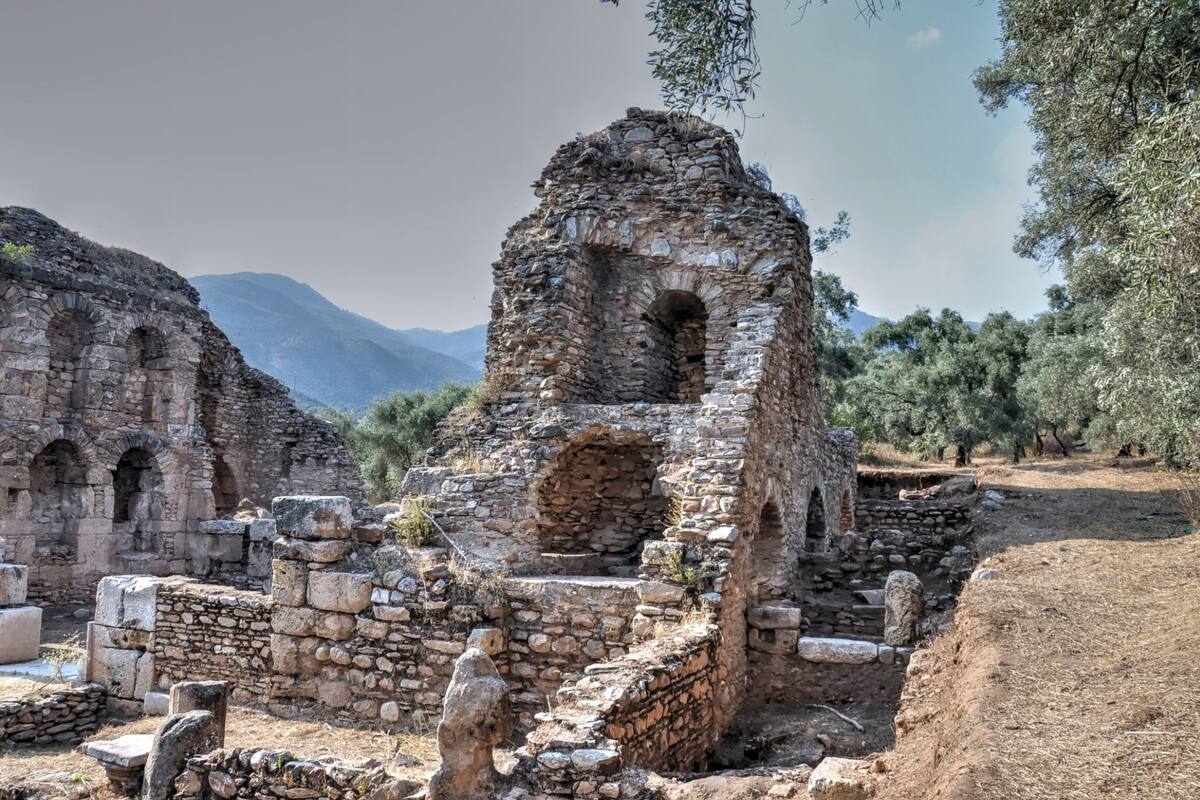 Los arqueólogos respondieron un secreto del Imperio Romano en Nisa, Turquía