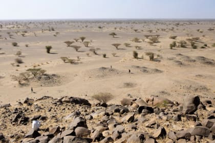 Los arqueólogos señalaron todos los monumentos funerarios reconocibles que eran visibles en el paisaje y revelaron la inesperada cantidad de qubbas