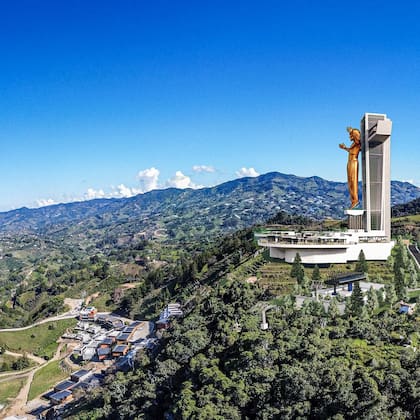 Los arquitectos proyectaron cómo se verá el monumento en el sitio elegido