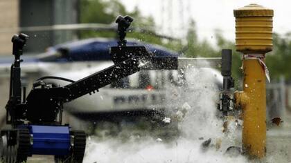 Los artefactos son usados para detonar bultos sospechosos