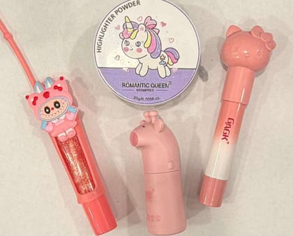 Los artículos incluyen labiales con formas especiales