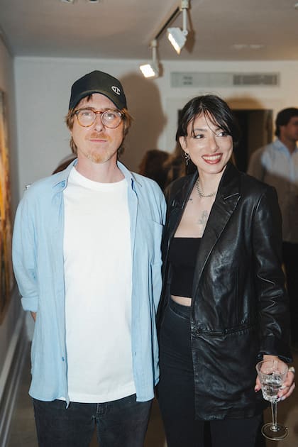 Los artistas Juan Becur y Yair Chevalier