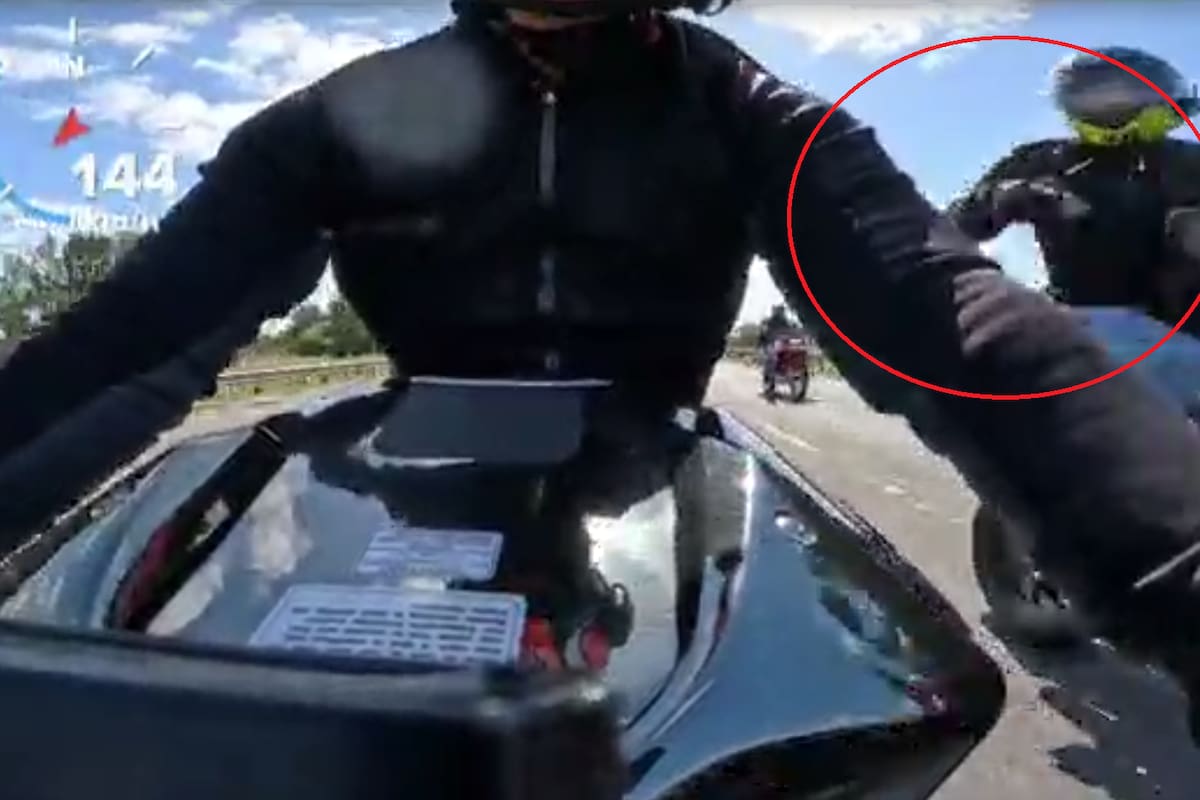 Los asaltantes le dispararon en movimiento y a 140km