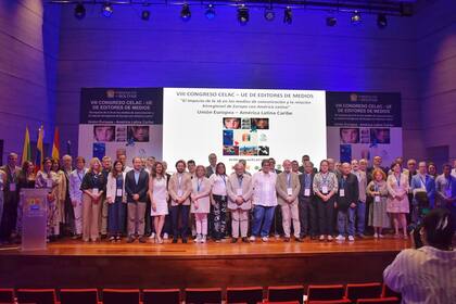 Los asistentes al VIII Congreso de Editores de Europa, América Latina y el Caribe