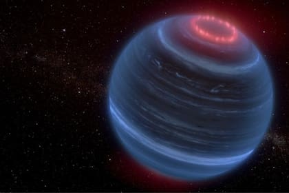 Los astrónomos de la NASA descubrieron auroras boreales en un exoplaneta sin Sol