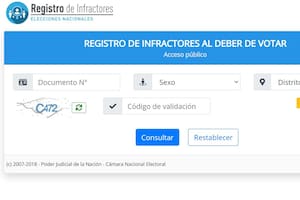 Los ausentes a la votación podrán gestionar la justificación o abonar una multa