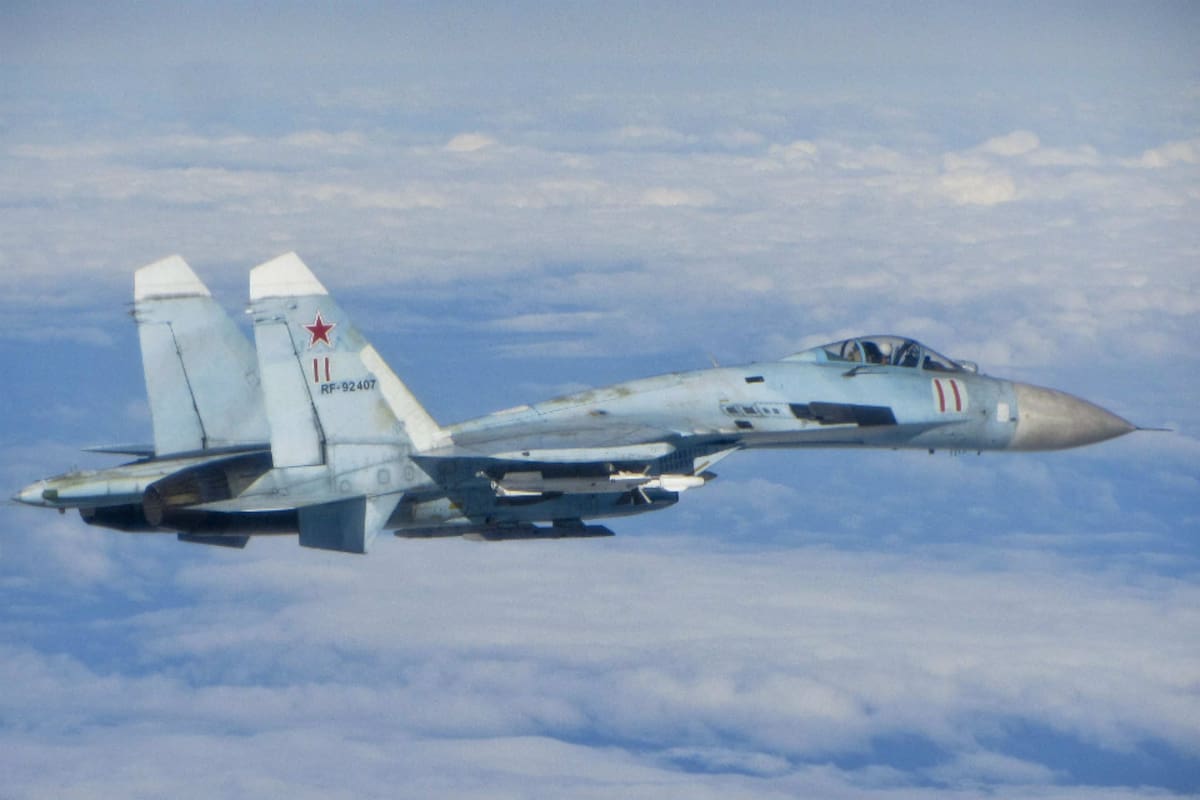 Los aviones de caza Sukhoi S-27 ruso es una de las aeronaves más temibles de combate en el mundo